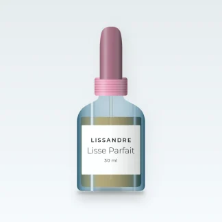 Huile capillaire satinée Lisse Parfait – Lissandre, flacon compte-gouttes 30 ml