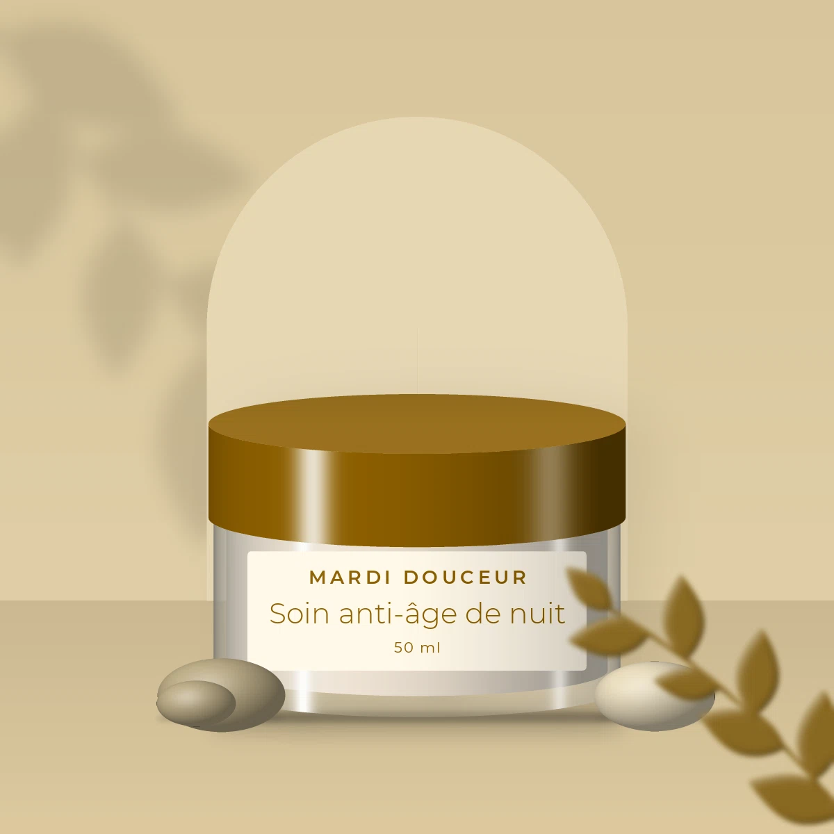Soin anti-âge de nuit à la vitamine C – Mardi Douceur, photo d'ambiance
