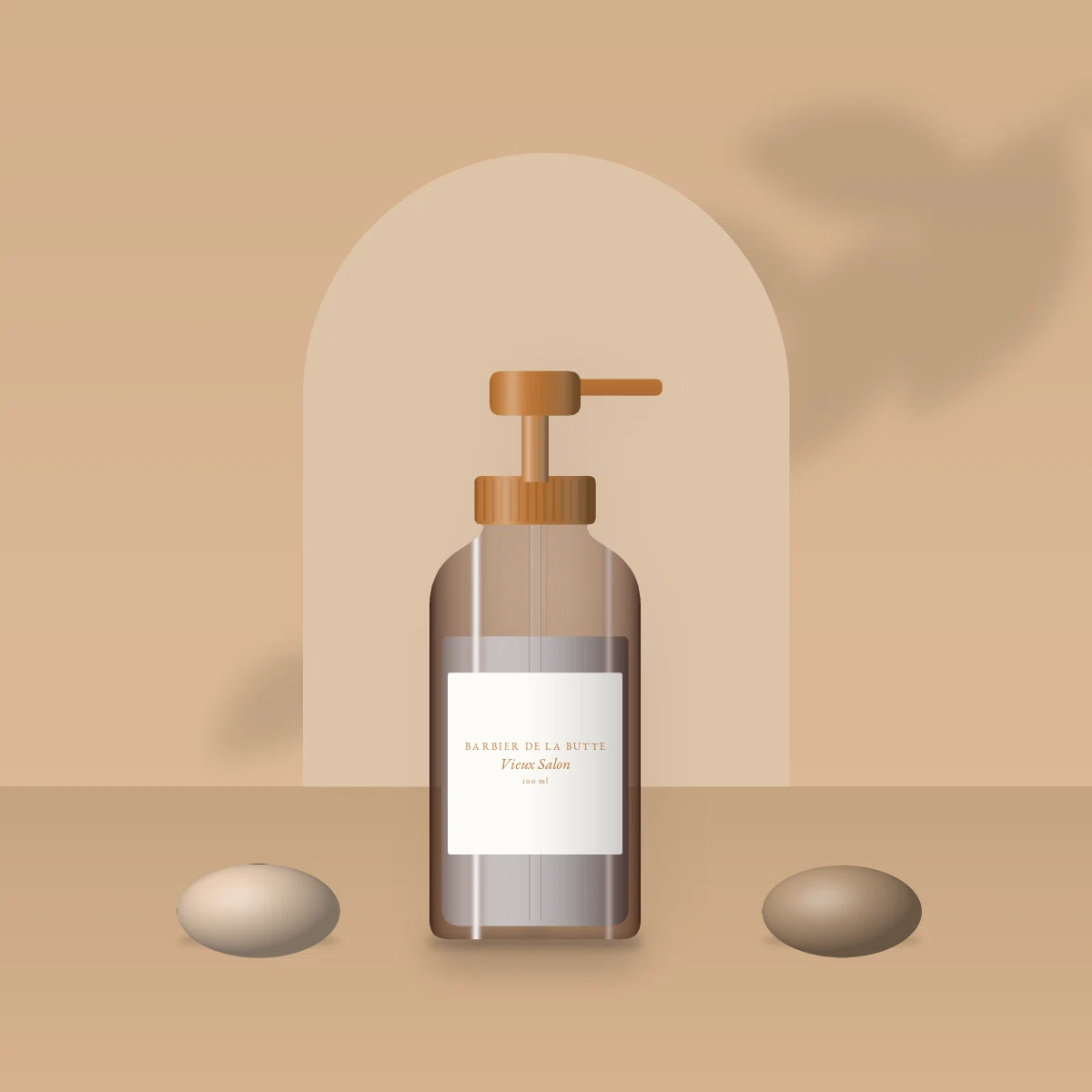 Soin visage Vieux Salon aux prébiotiques – Barbier de la Butte, photo d'ambiance