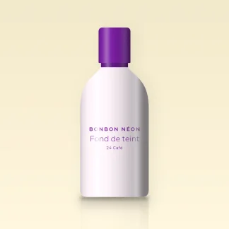 Fond de teint sans effet masque à l'aloe vera – Bonbon Néon, flacon 35 ml, teinte 24 Café