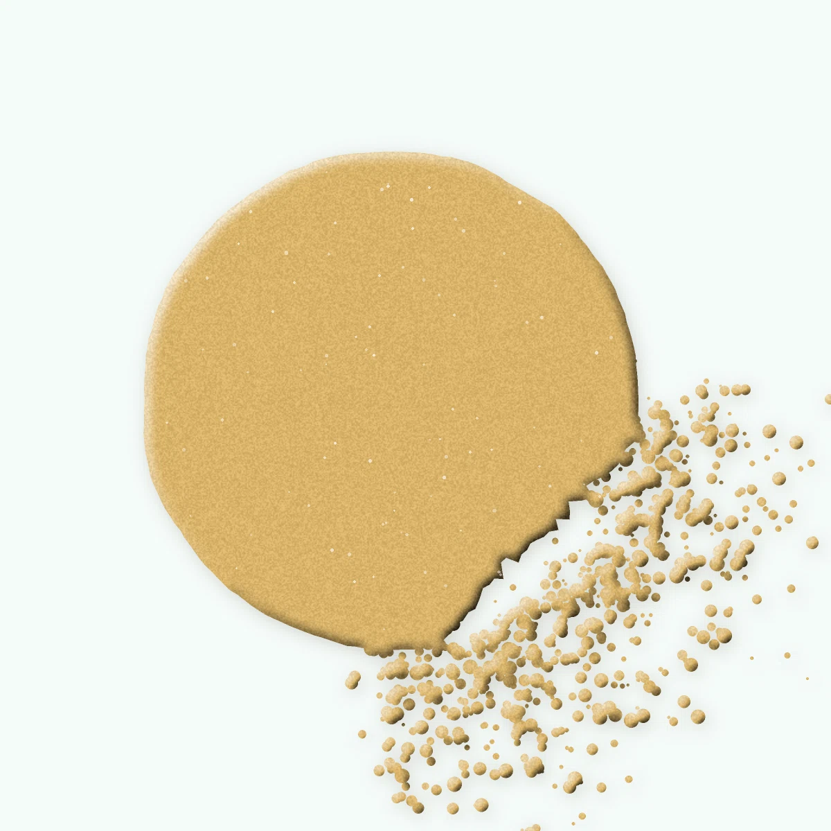 Enlumineur Goutte Pure sans transfert – Sanbit, aperçu de la teinte Doré