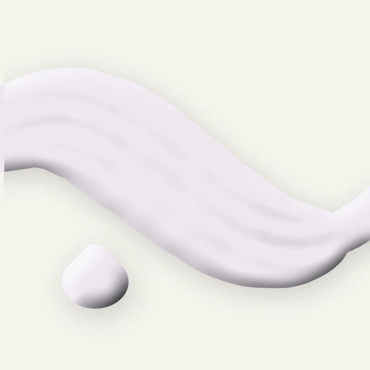 Crème coiffante boucles souples à l'eau de coco – Herbier de Lune, aperçu de la texture