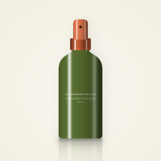 Lait solaire non gras à l'huile de camélia SPF 50 – Les Jardins d'Aulne, flacon spray 100 ml