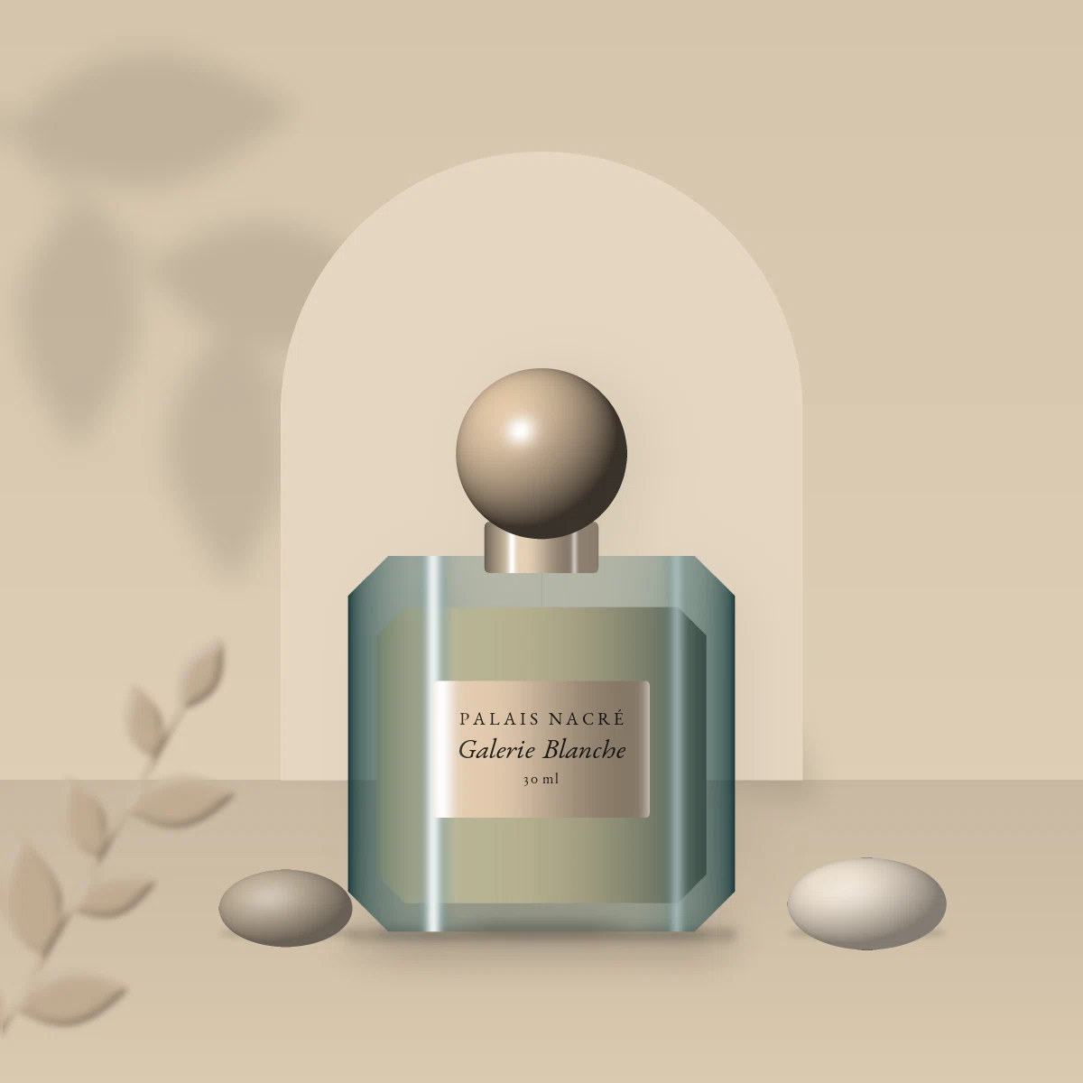 Parfum Galerie Blanche tonique – Palais Nacré, photo d'ambiance