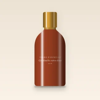 Gel douche extra-doux à l'huile d'avocat – Terre d'Ocrelle, flacon 250 ml