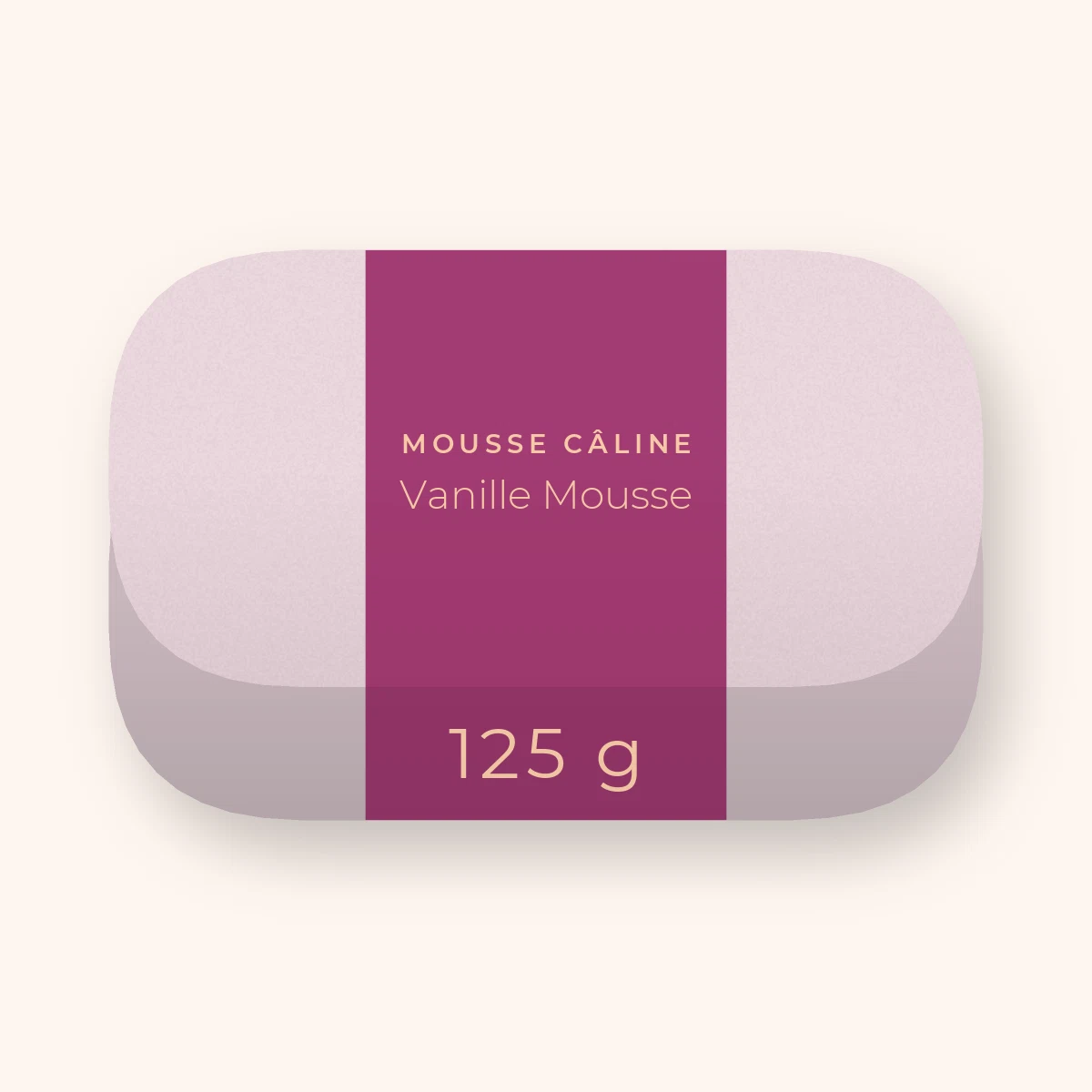 Savon Vanille Mousse à la spiruline – Mousse Câline, pain 125 g