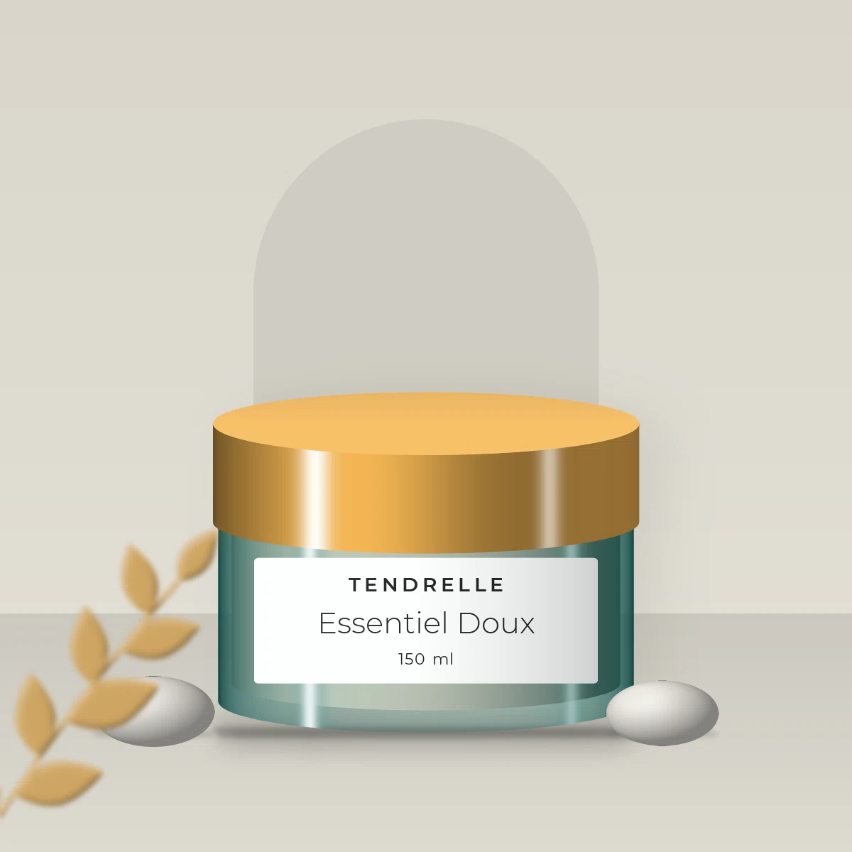 Masque capillaire nutrition Essentiel Doux – Tendrelle, photo d'ambiance