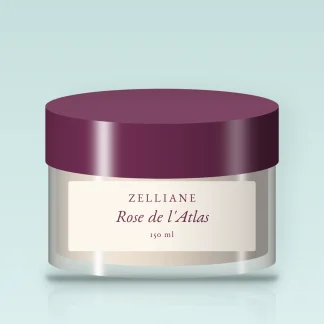 Masque capillaire Rose de l'Atlas à l'aloe vera – Zelliane, pot 150 ml