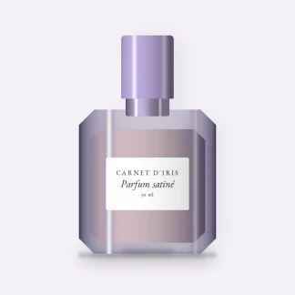 Parfum satiné au narcisse pour femme – Carnet d'Iris, flacon 30 ml