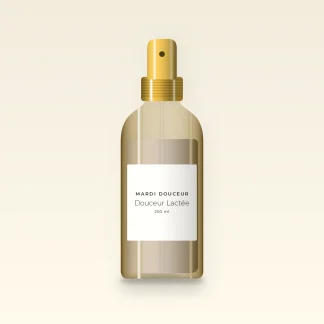 Lotion tonique Douceur Lactée à l'eau de rose – Mardi Douceur, flacon spray 200 ml