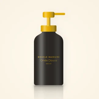 Shampooing lissant Onde Douce – Boucle Majeure, flacon-pompe 500 ml