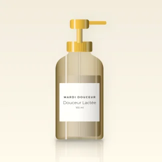 Soin sans rinçage Douceur Lactée au beurre de karité – Mardi Douceur, flacon-pompe 100 ml