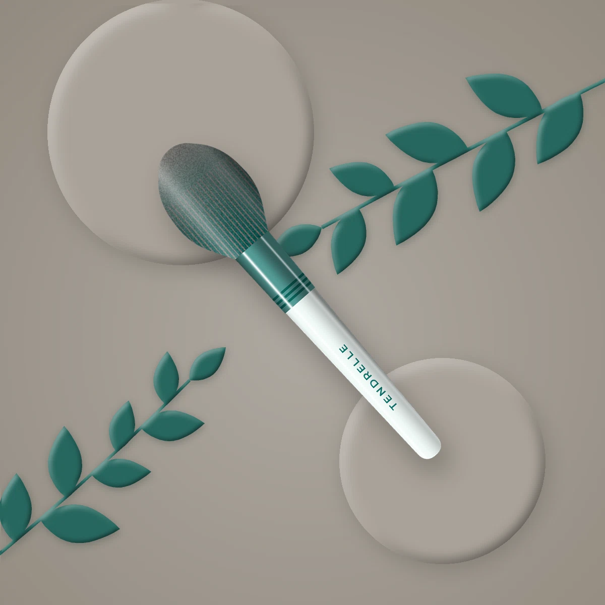Brosse brillance Pur Quotidien en bois d'érable – Tendrelle, photo d'ambiance