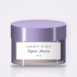 Gommage corps Papier Ancien affinant – Carnet d'Iris, pot 300 g