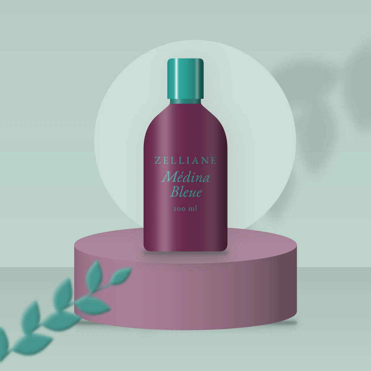 Médina Bleue lotion tonique exfoliante – Zelliane, photo d'ambiance