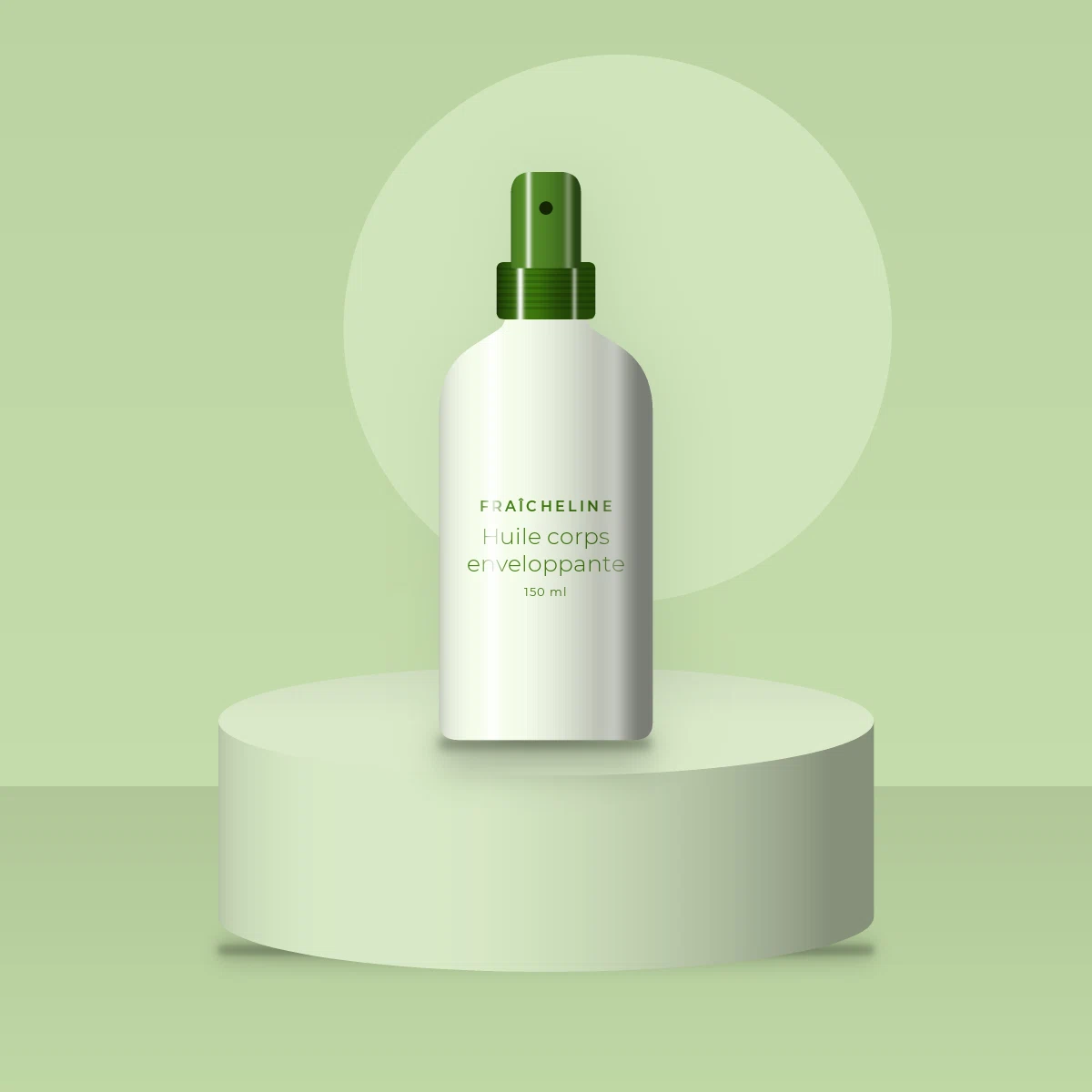 Huile corps sèche enveloppante à l'argan – Fraîcheline, photo d'ambiance