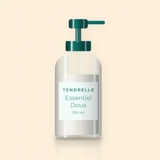 Lait corps Essentiel Doux anti-dessèchement – Tendrelle, flacon-pompe 250 ml