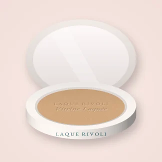 Poudre Vitrine Laquée à l'acide hyaluronique – Laque Rivoli, boîtier 12 g, teinte 08 Sable