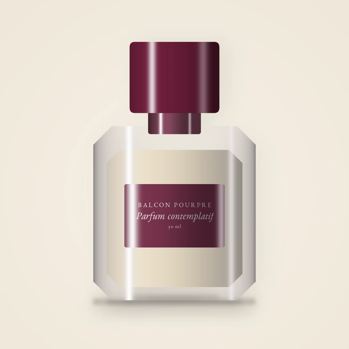 Parfum contemplatif au petit-grain – Balcon Pourpre, flacon 30 ml