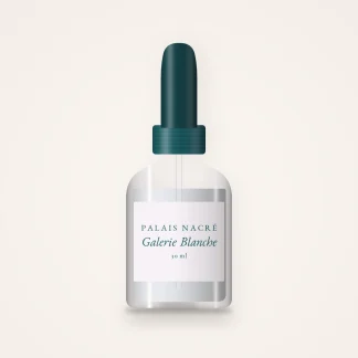 Sérum Galerie Blanche à l'acide salicylique – Palais Nacré, flacon compte-gouttes 30 ml