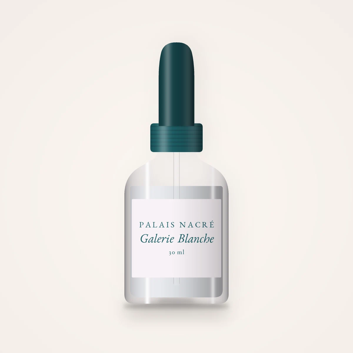 Sérum Galerie Blanche à l'acide salicylique – Palais Nacré, flacon compte-gouttes 30 ml