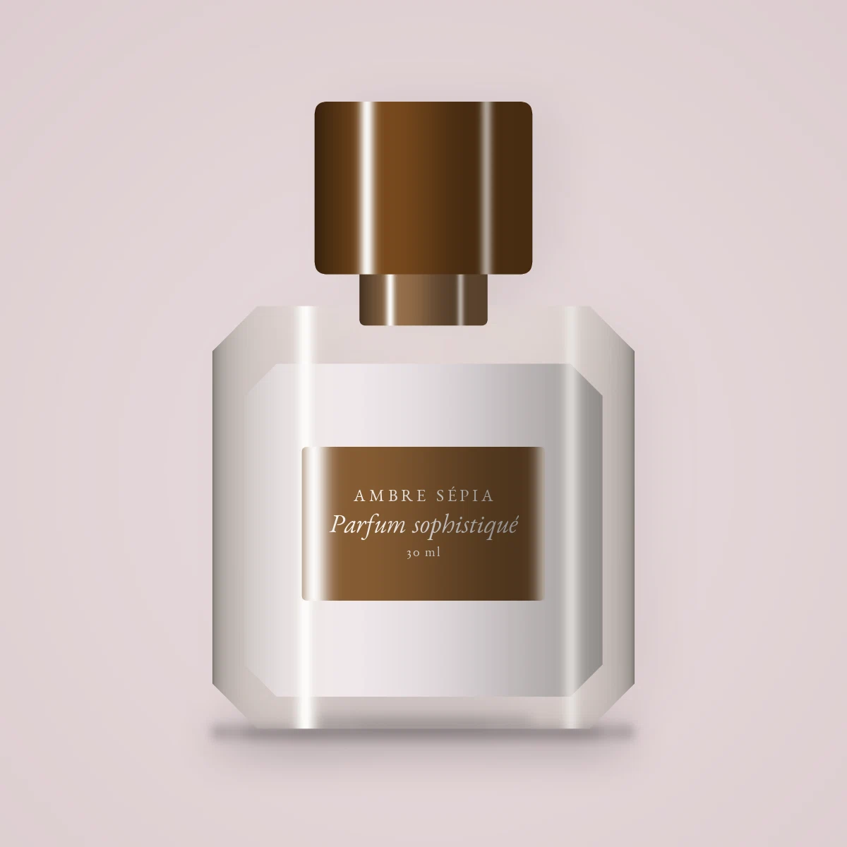 Parfum sophistiqué au cèdre de l'Atlas – Ambre Sépia, flacon 30 ml