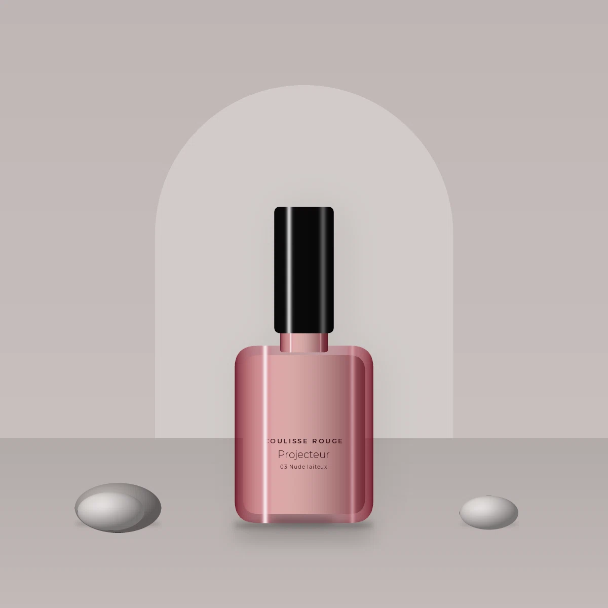 Vernis à ongles Projecteur à la camomille – Coulisse Rouge, photo d'ambiance