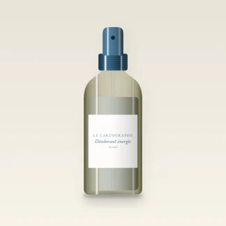 Déodorant énergie à la citronnelle pour homme – Le Cartographe, flacon spray 100 ml