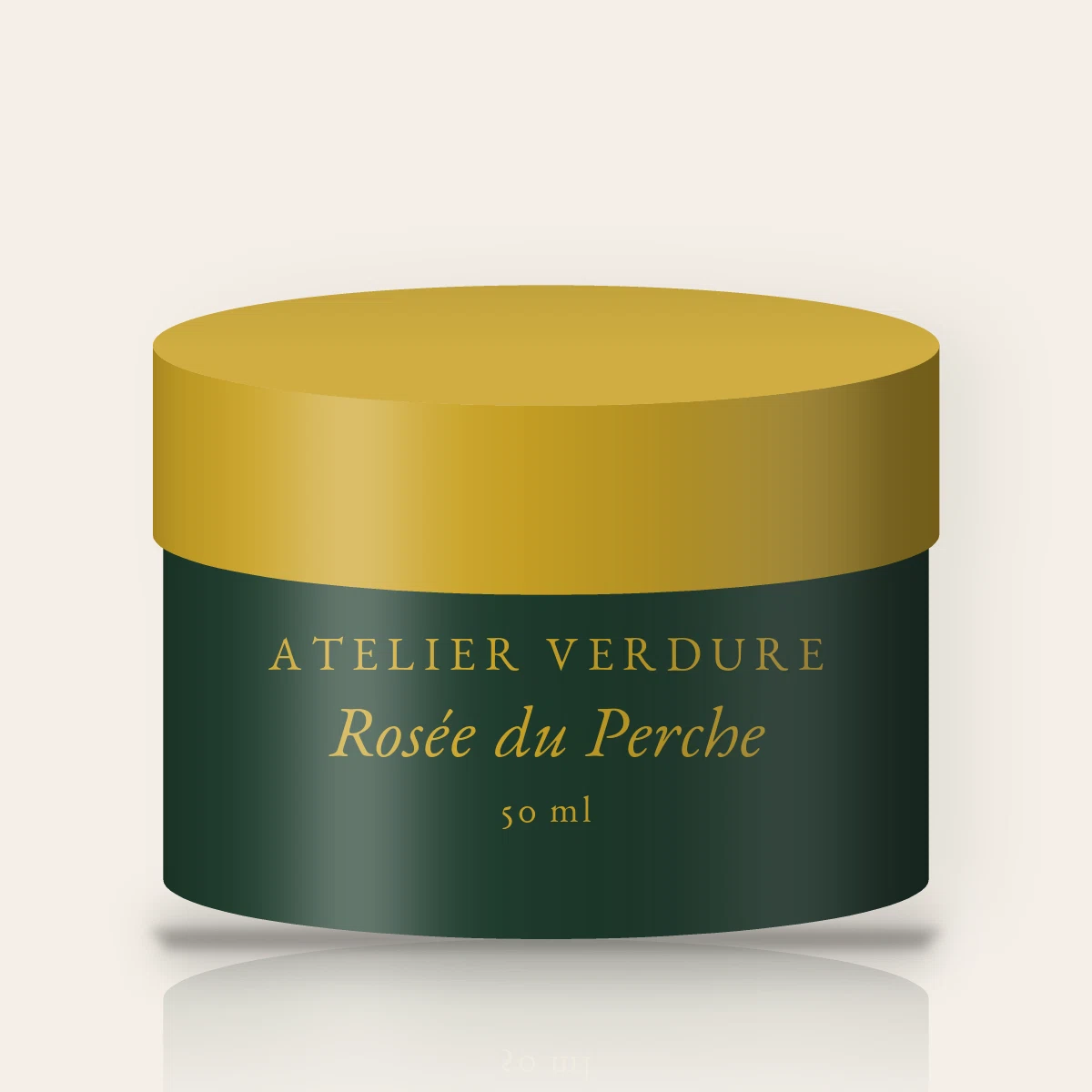 Crème hydratante Rosée du Perche à la niacinamide – Atelier Verdure, pot 50 ml