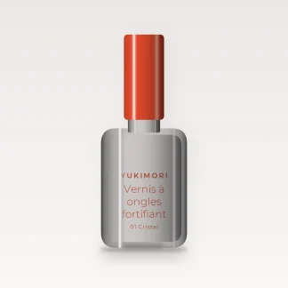 Vernis à ongles fortifiant au bambou – Yukimori, flacon 10 ml, teinte 01 Cristal