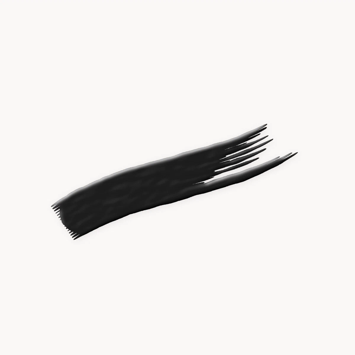 Mascara effet courbe à l'huile de raisin – Yukimori, aperçu de la teinte Noir intense