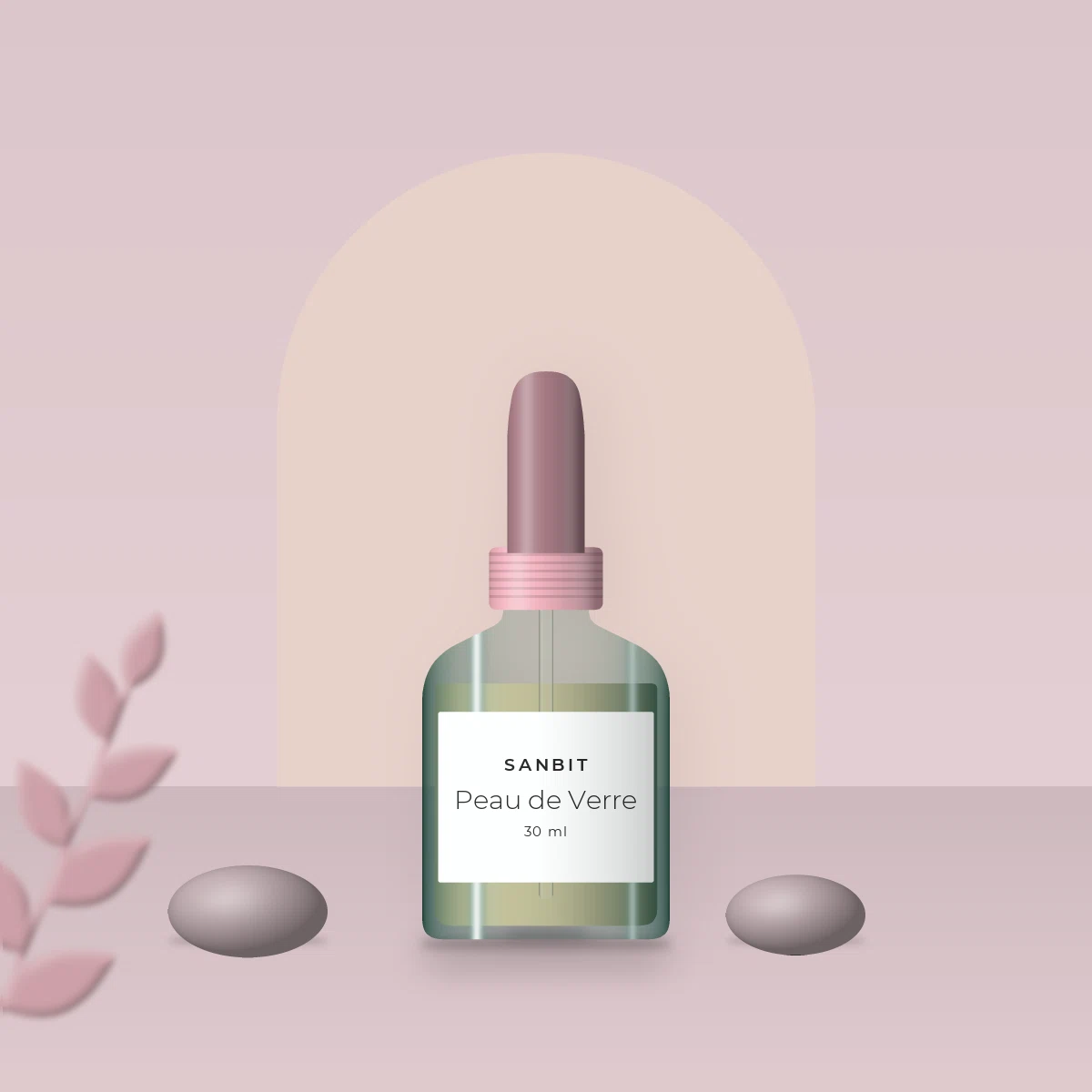 Peau de Verre sérum nourrissant – Sanbit, photo d'ambiance
