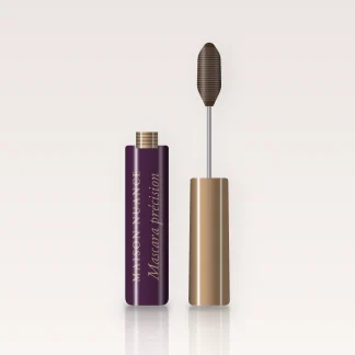 Mascara précision à la cire de candelilla – Maison Nuance, flacon et brosse 8 ml, teinte Brun