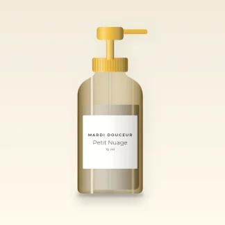 Contour des yeux Petit Nuage à l'extrait de fragon – Mardi Douceur, flacon-pompe 10 ml