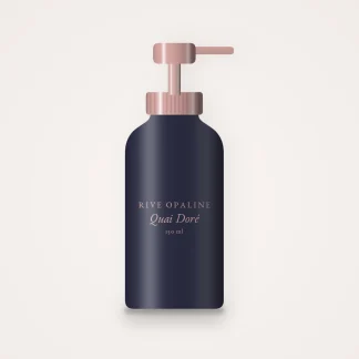 Quai Doré nettoyant visage équilibrant – Rive Opaline, flacon-pompe 150 ml