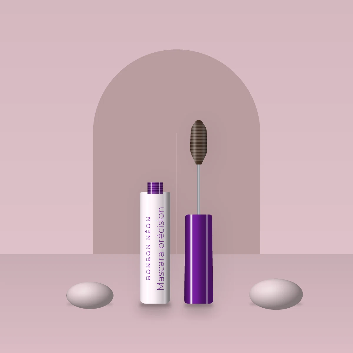 Mascara précision aux protéines de riz – Bonbon Néon, photo d'ambiance