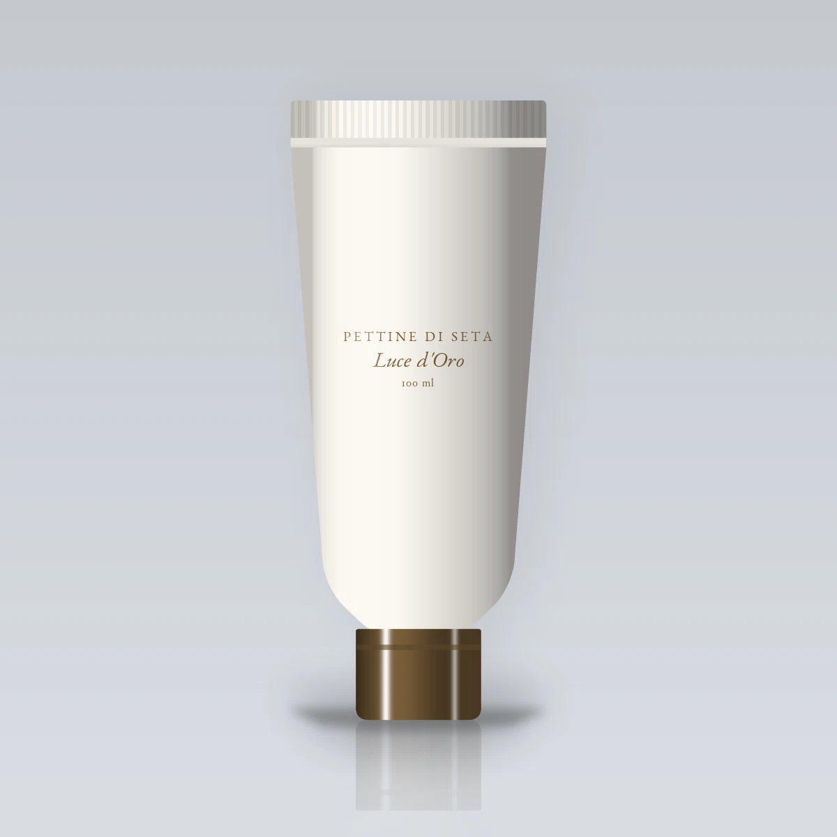 Soin sans rinçage disciplinant Luce d'Oro – Pettine di Seta, tube 100 ml