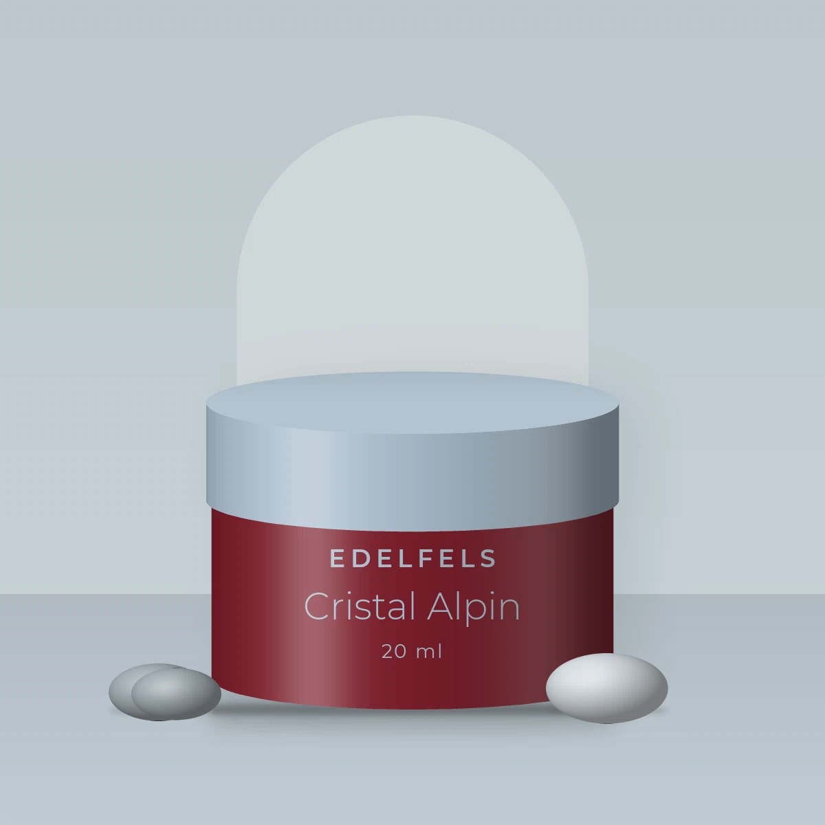 Contour des yeux apaisant Cristal Alpin – Edelfels, photo d'ambiance