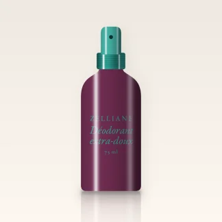 Déodorant soin extra-doux à l'hamamélis – Zelliane, flacon spray 75 ml