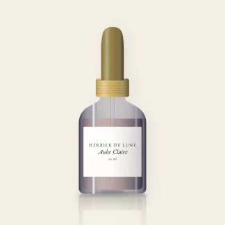 Aube Claire sérum liftant – Herbier de Lune, flacon compte-gouttes 30 ml