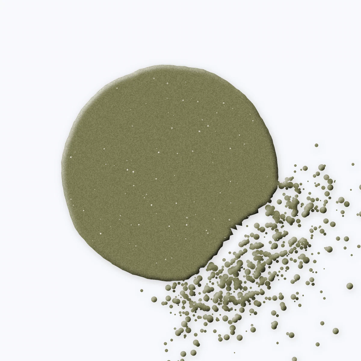 Palette yeux harmonieuse à l'huile d'avocat – Joli Quotidien, aperçu de la teinte Tons kaki