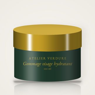 Gommage visage hydratant à l'extrait de kiwi – Atelier Verdure, pot 100 ml