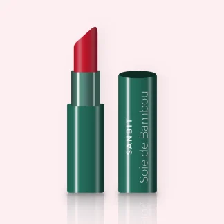Rouge à lèvres effet soin Soie de Bambou – Sanbit, étui 3,8 g, teinte 14 Rouge classique