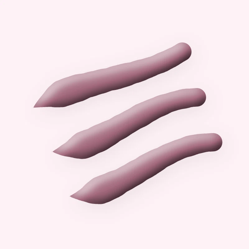 Rouge à lèvres effet soin Soie de Bambou – Sanbit, aperçu de la teinte 20 Mauve