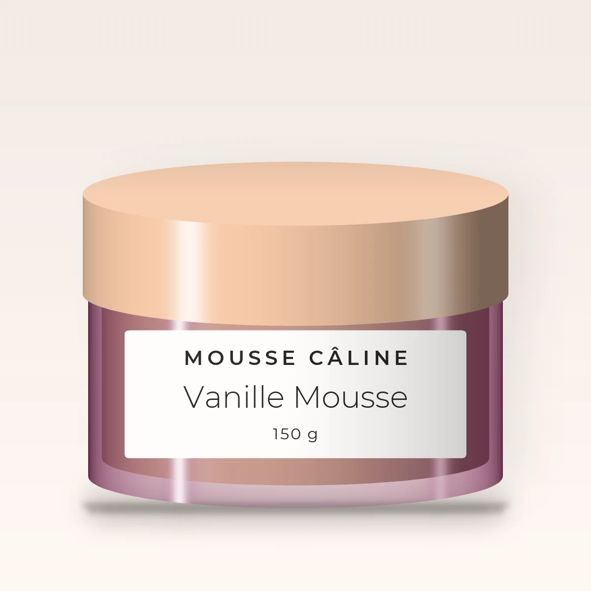 Gommage corps Vanille Mousse fraîcheur au sucre – Mousse Câline, pot 150 g