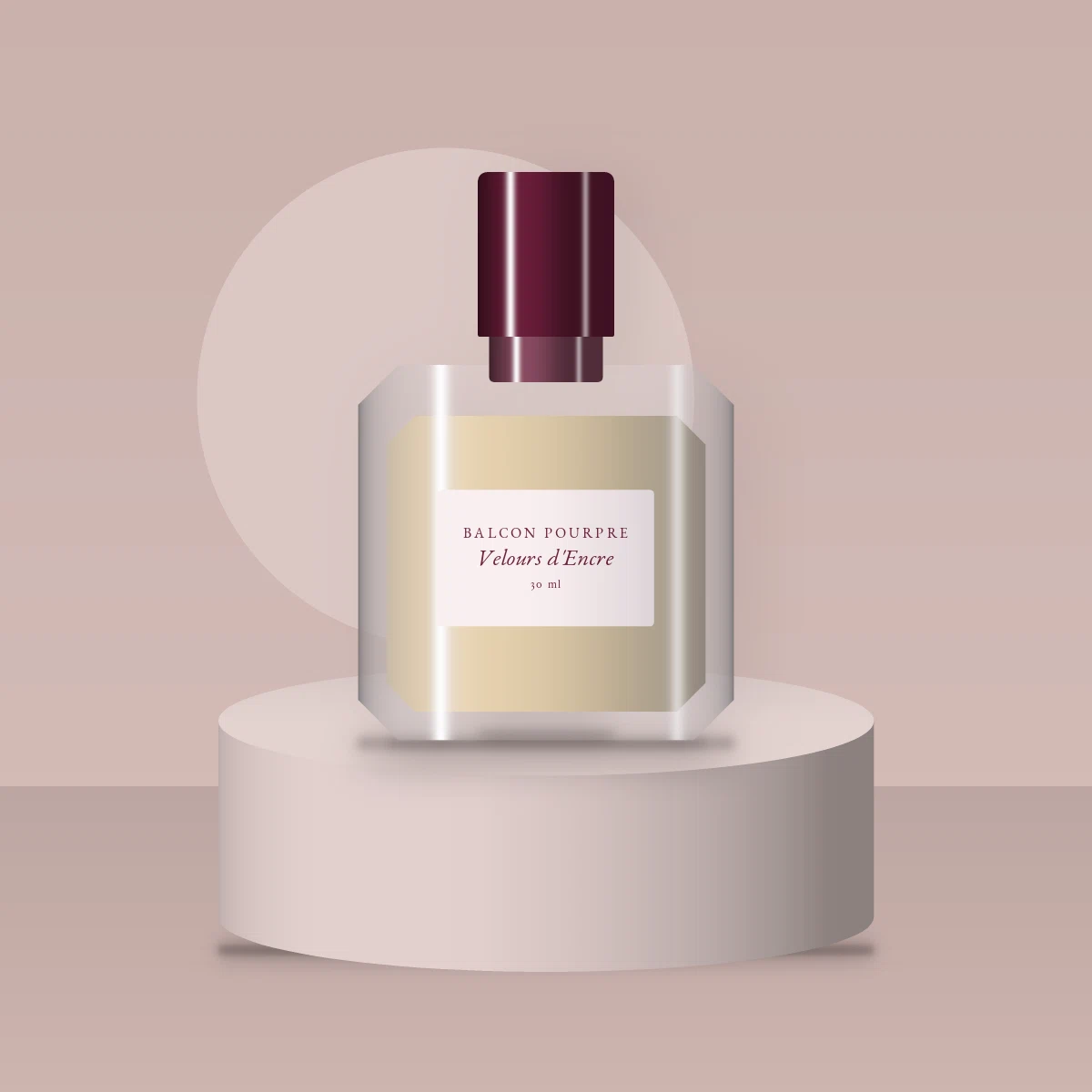 Parfum Velours d'Encre au cyprès – Balcon Pourpre, photo d'ambiance