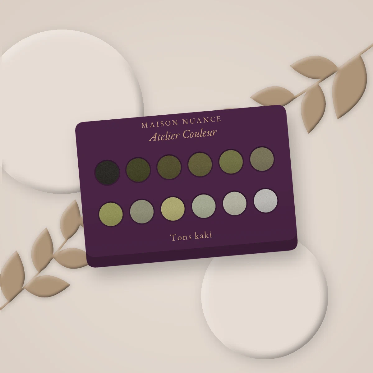 Palette yeux Atelier Couleur regard intense – Maison Nuance, photo d'ambiance