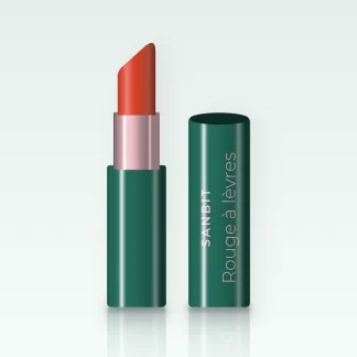 Rouge à lèvres effet bouche pulpeuse aux peptides – Sanbit, étui 3,5 g, teinte 11 Orange sanguine