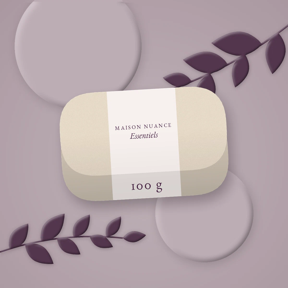 Savon Essentiels surgras à l'huile d'amande douce – Maison Nuance, photo d'ambiance