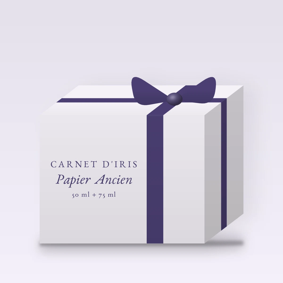 Coffret Papier Ancien élégant au cèdre de Virginie – Carnet d'Iris, 50 ml + 75 ml